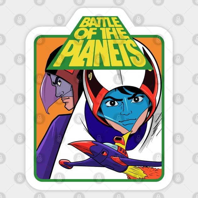 Battle of the planets Sticker by OniSide